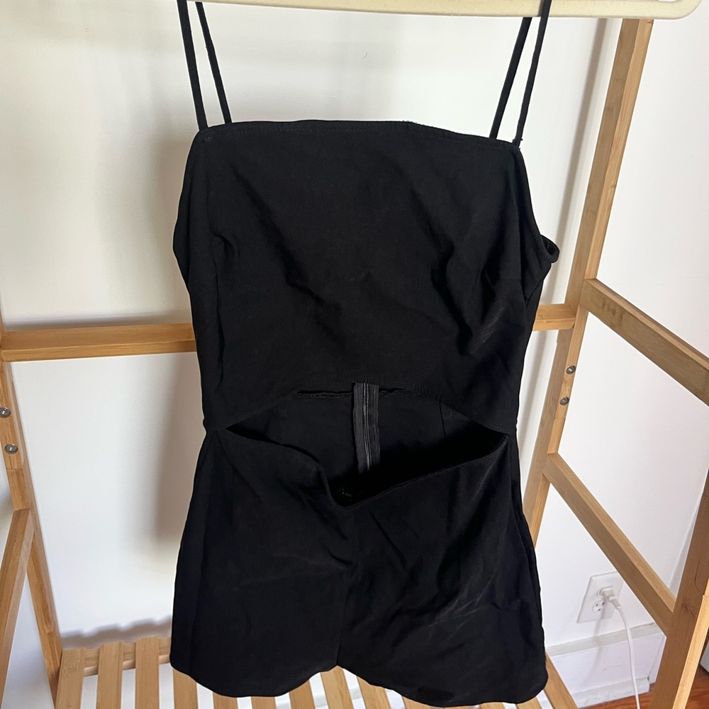 Black Strappy romper
